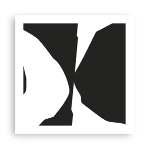 Poster - Positiv negativ - 50x50 cm