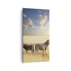 Bild auf Leinwand - Leinwandbild - Geh weg, sei nicht in Frieden - 65x120 cm