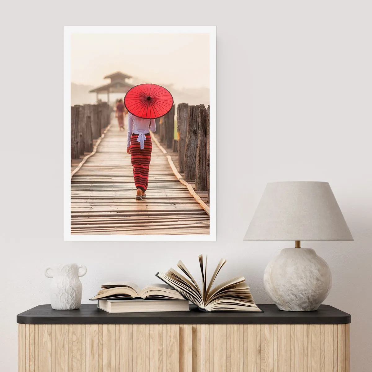 Poster - Auf der alten Brücke - 61x91 cm