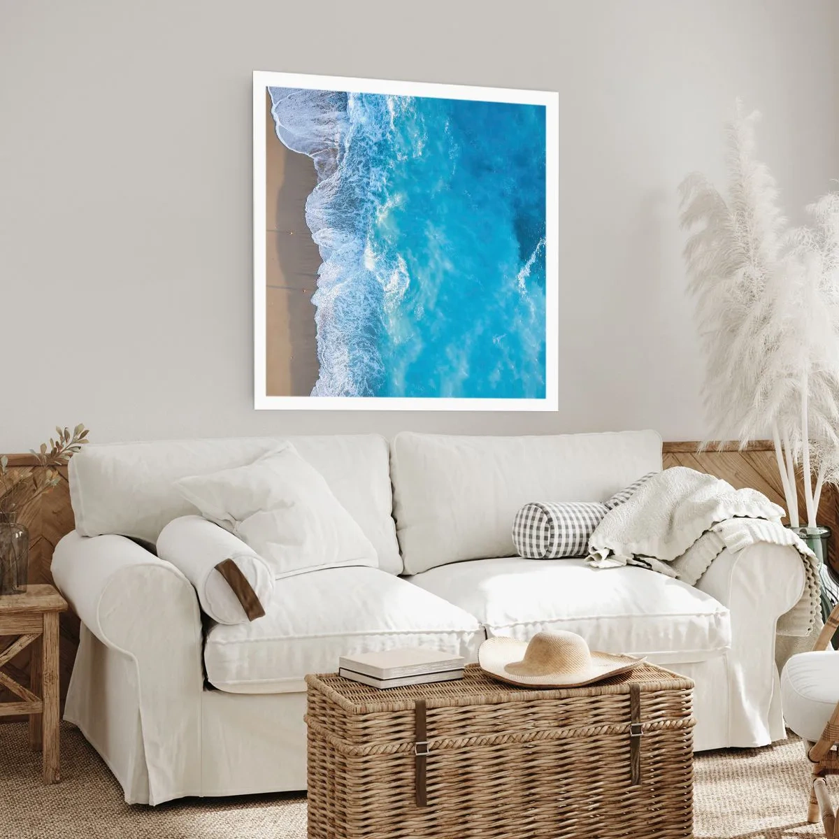 Poster - Die Kraft des Blaus - 30x30 cm
