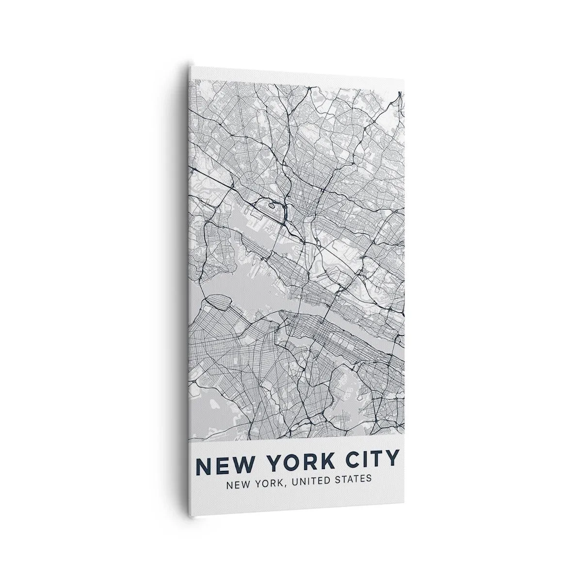 Bild auf Leinwand - Leinwandbild - Die Anatomie einer Metropole - 65x120 cm