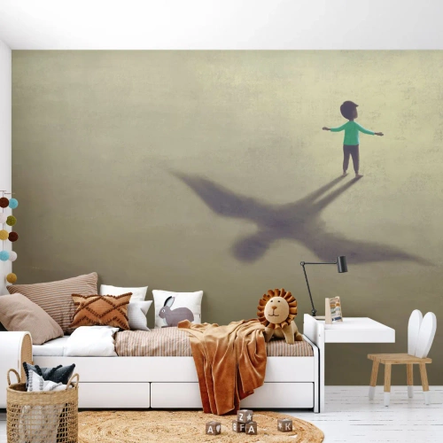 Fototapete Standard Eco - Der Held der Zukunft - Abstraktion, Fantasie, Stück - 250x175 cm