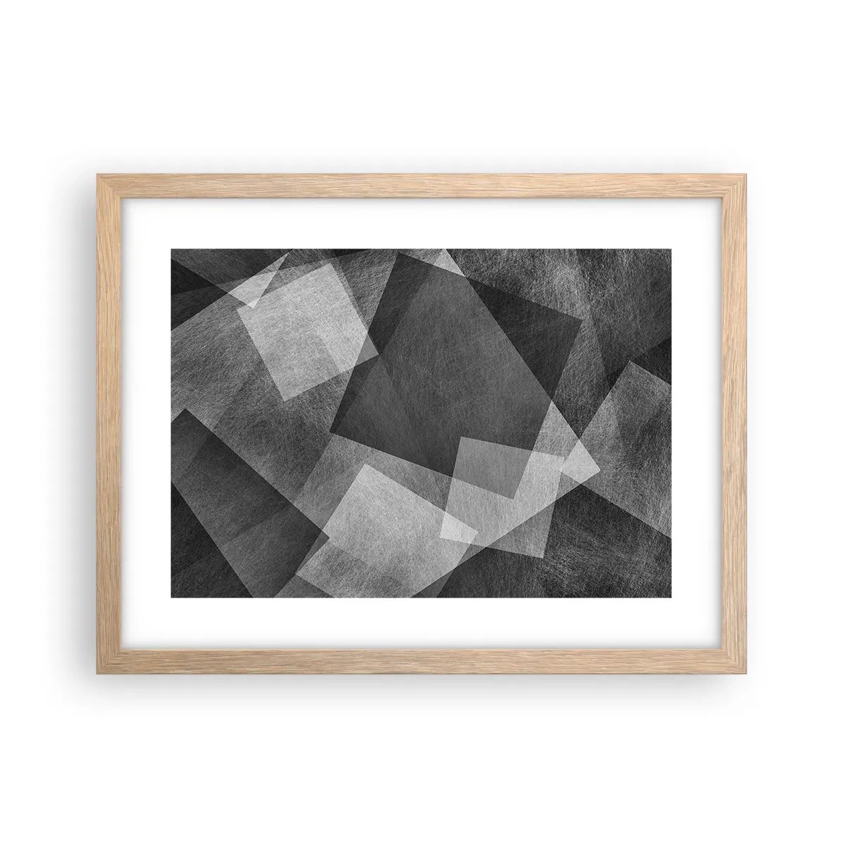 Poster in einem Rahmen aus heller Eiche - Das ewige Symbol für Beständigkeit und Ordnung - 40x30 cm