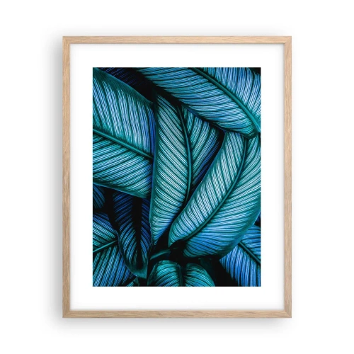 Poster in einem Rahmen aus heller Eiche - Lebenslinien - 40x50 cm