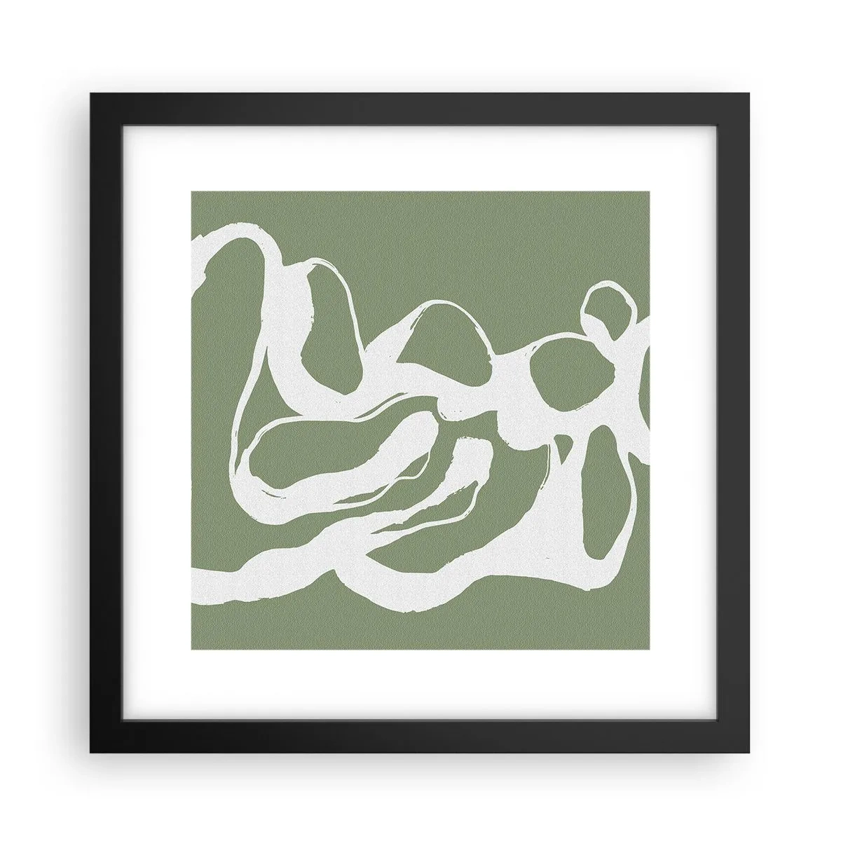 Poster in einem schwarzem Rahmen - Ruf des Weltraums - 30x30 cm