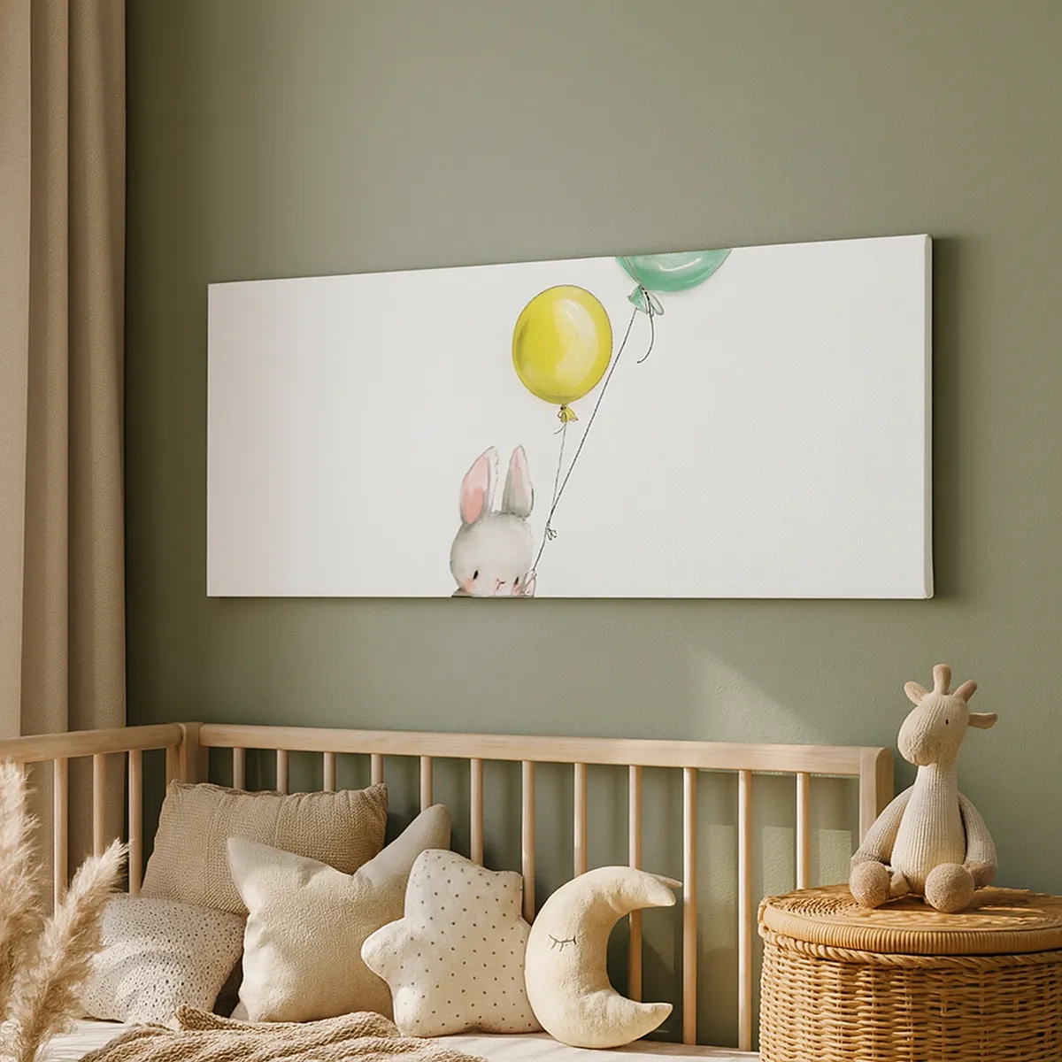 Bild auf Leinwand - Leinwandbild - Ich werde auch fliegen! - 30x30 cm