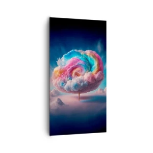 Bild auf Leinwand - Leinwandbild - Traum von einem Vergnügungspark - 65x120 cm