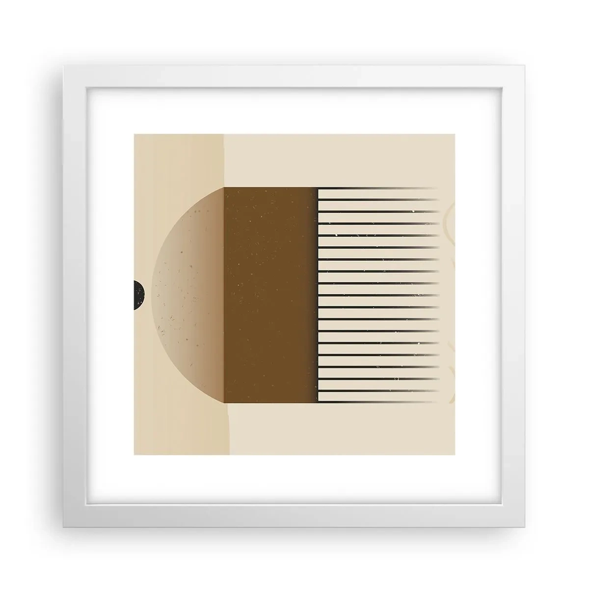 Poster in einem weißen Rahmen - Verschiedene Staaten - 30x30 cm