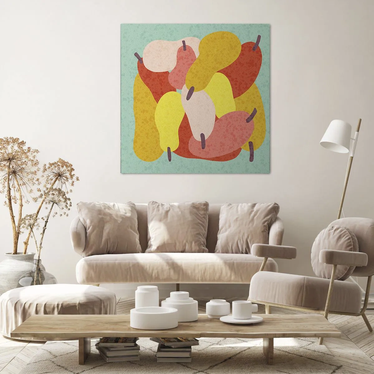 Bild auf Leinwand - Leinwandbild - Probieren Sie die Sommersonne - 30x30 cm