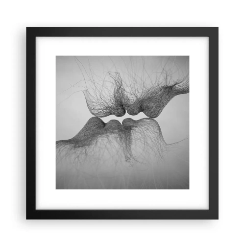 Poster in einem schwarzem Rahmen - Kuss des Windes - 30x30 cm