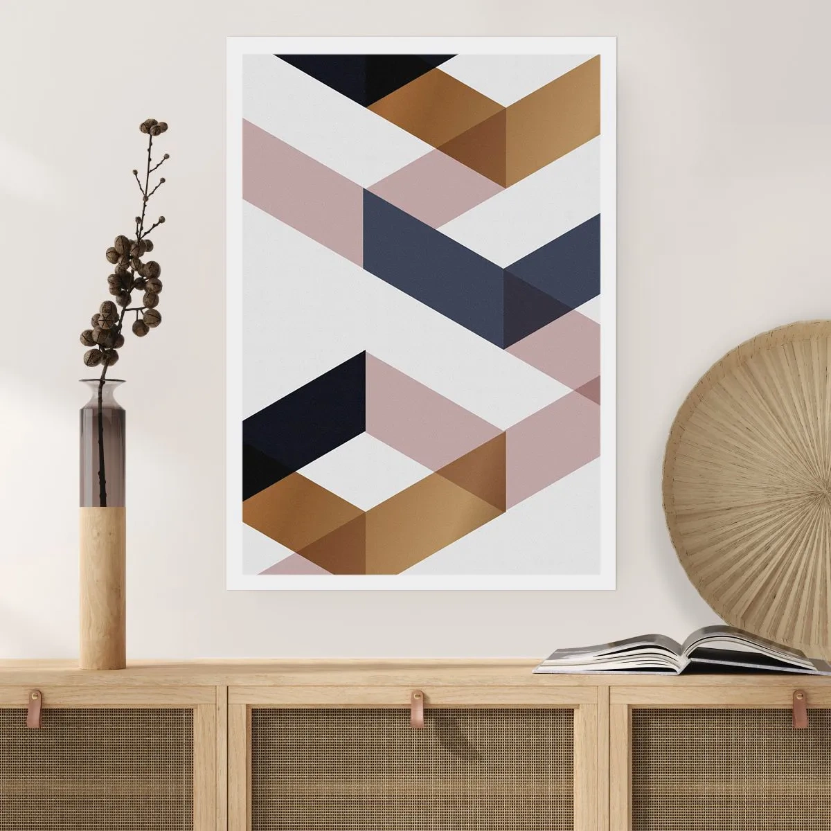 Poster - Ebenen und Winkel - 30x40 cm