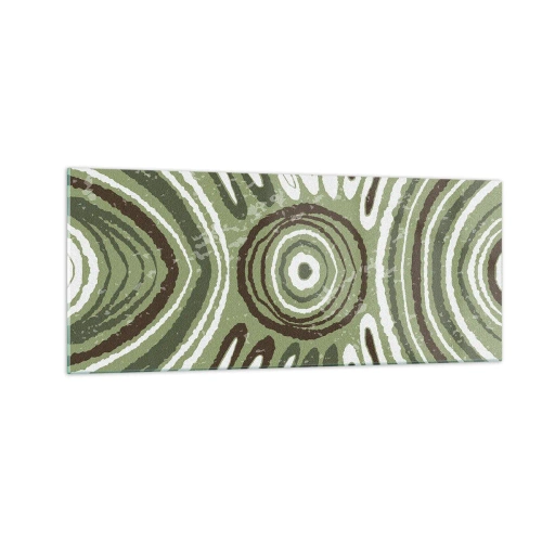 Glasbild - Bild auf glas - Explosion von Emotionen - 100x40 cm