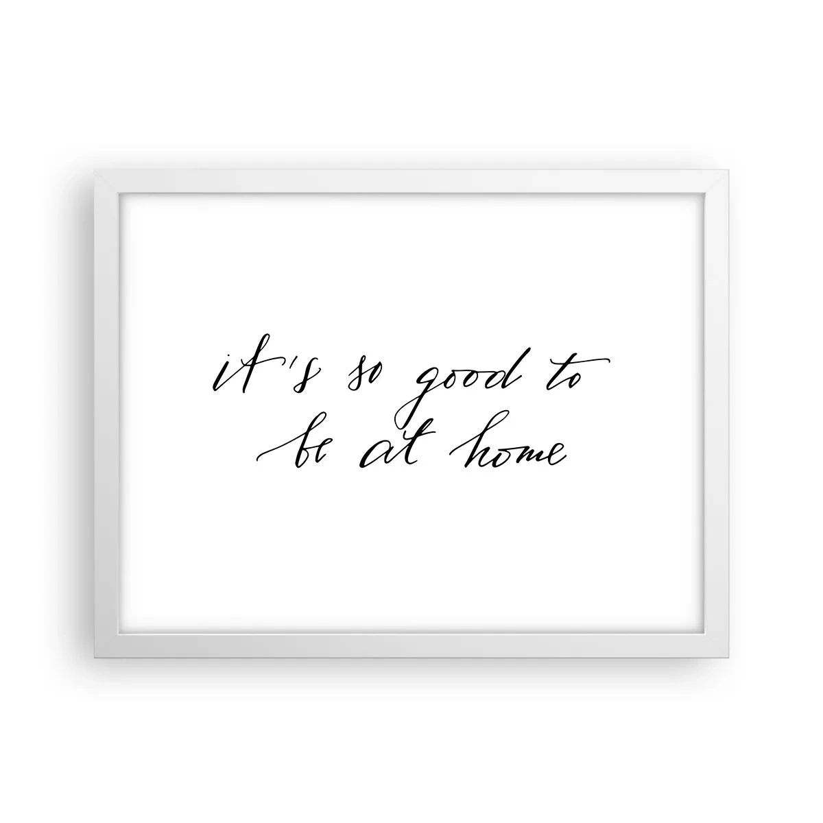 Poster in einem weißen Rahmen - Die ganze Wahrheit - 40x30 cm