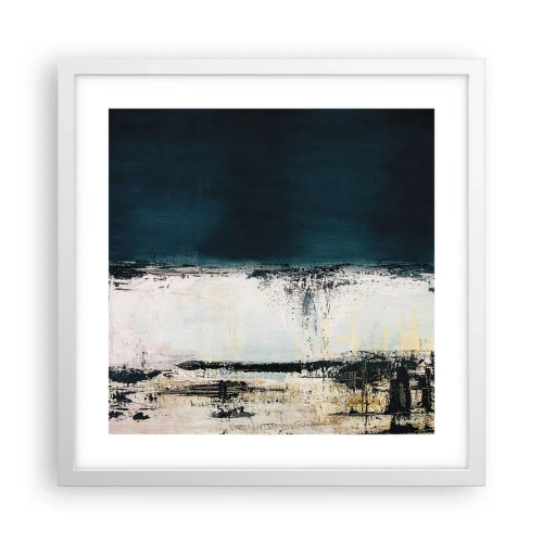 Poster in einem weißen Rahmen - Horizontale Komposition - 40x40 cm