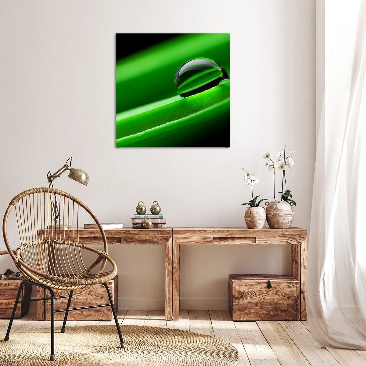 Bild auf Leinwand - Leinwandbild - Leben hautnah - 30x30 cm