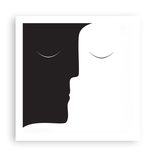 Poster - Einheit der Gegensätze - 60x60 cm