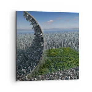 Bild auf Leinwand - Leinwandbild - Die Natur ist ewig - 70x70 cm