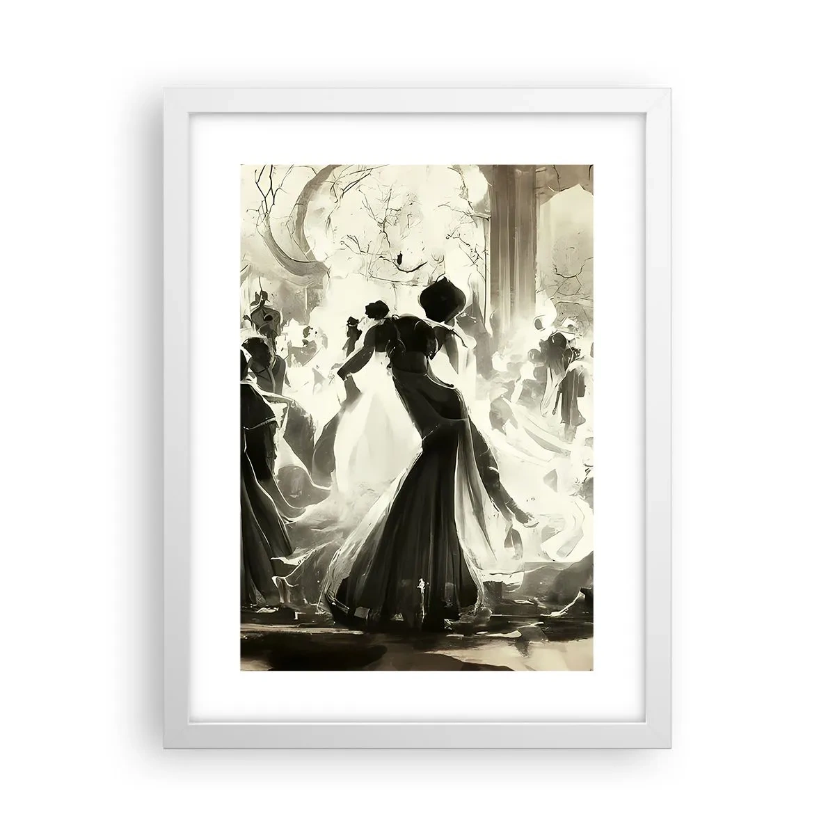 Poster in einem weißen Rahmen - Die große Maskerade - 30x40 cm