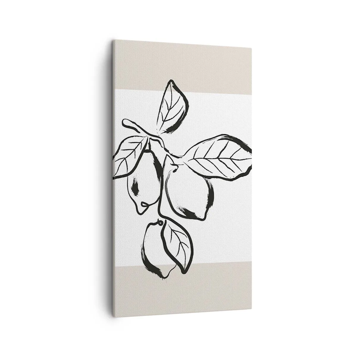 Bild auf Leinwand - Leinwandbild - Dort, wo Zitronen reifen… - 45x80 cm