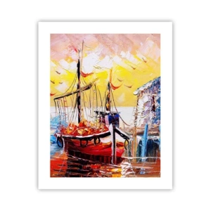 Poster - Glückliche Rückkehr - 40x50 cm