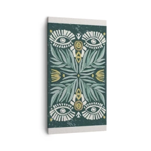 Bild auf Leinwand - Leinwandbild - Wie ein Volksausschnitt - 45x80 cm