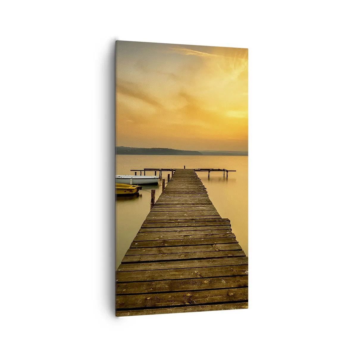 Bild auf Leinwand - Leinwandbild - Ich werde dir den goldenen Himmel öffnen - 65x120 cm