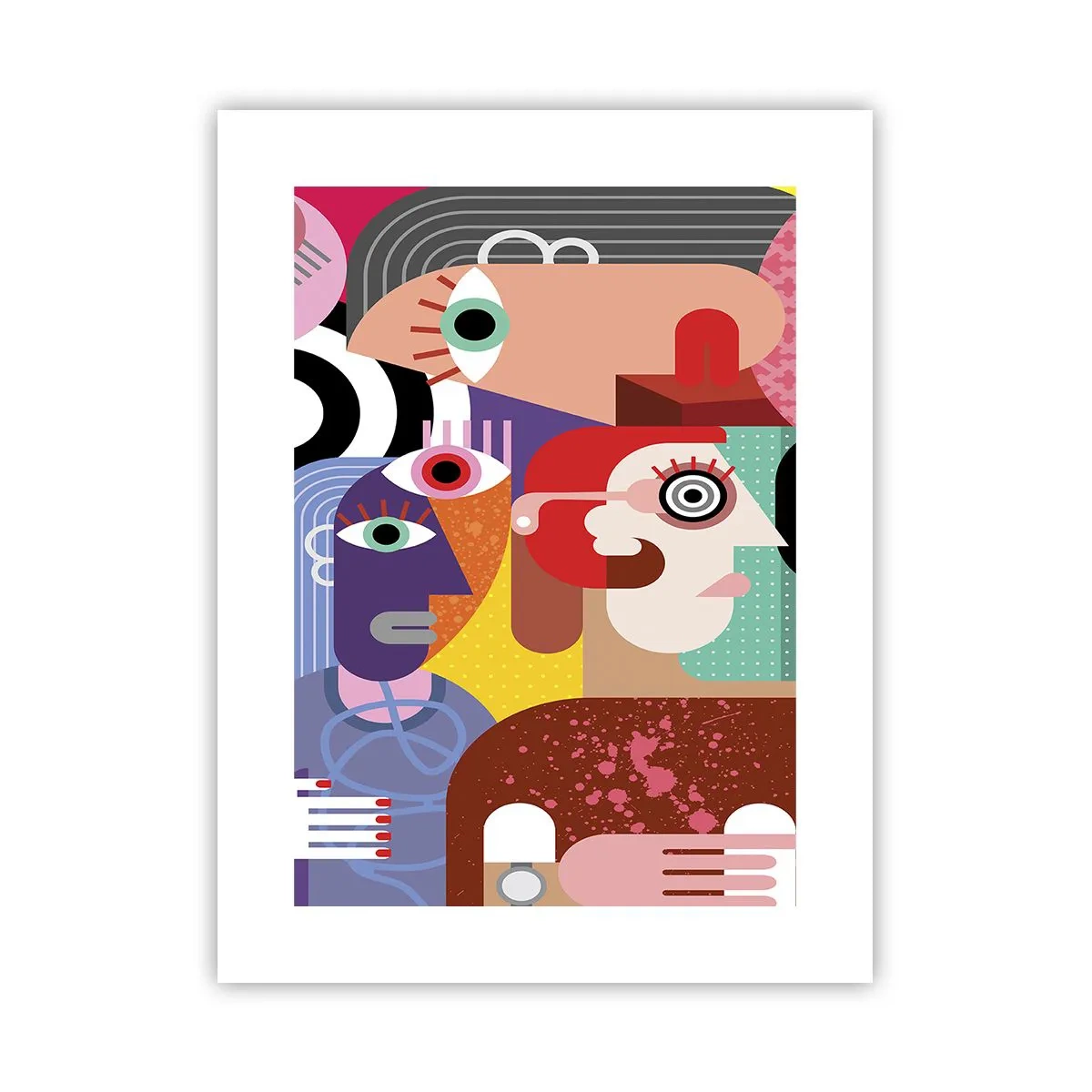 Poster - Wir sind von Herrn Picasso - 30x40 cm