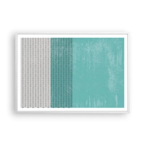 Poster in einem weißen Rahmen - Eine ausgewogene Komposition - 100x70 cm