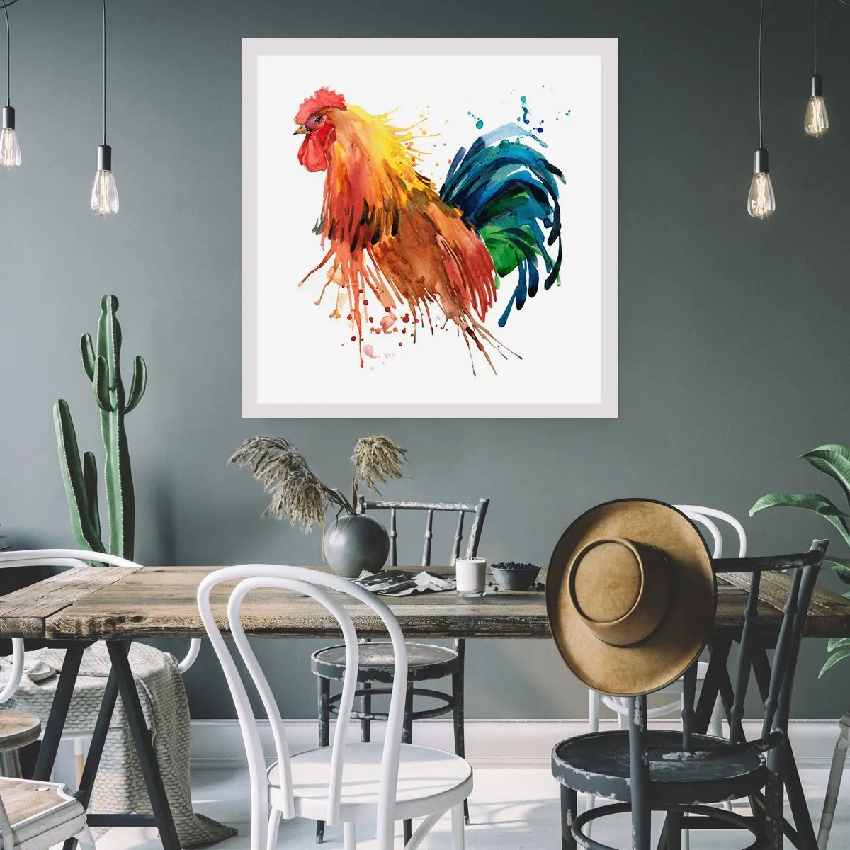 Poster - Königliches Gewand, königlicher Stolz - 40x40 cm