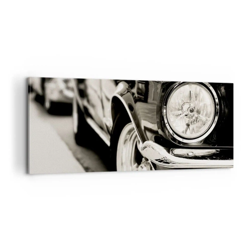 Bild auf Leinwand - Leinwandbild - Dauerhafter Glanz - 100x40 cm