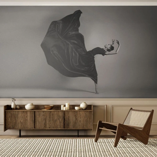 Selbstklebende Fototapete Deluxe Sticker - Beflügelt durch die Musik - Tanzen, Frau, Tänzer - 400x280 cm