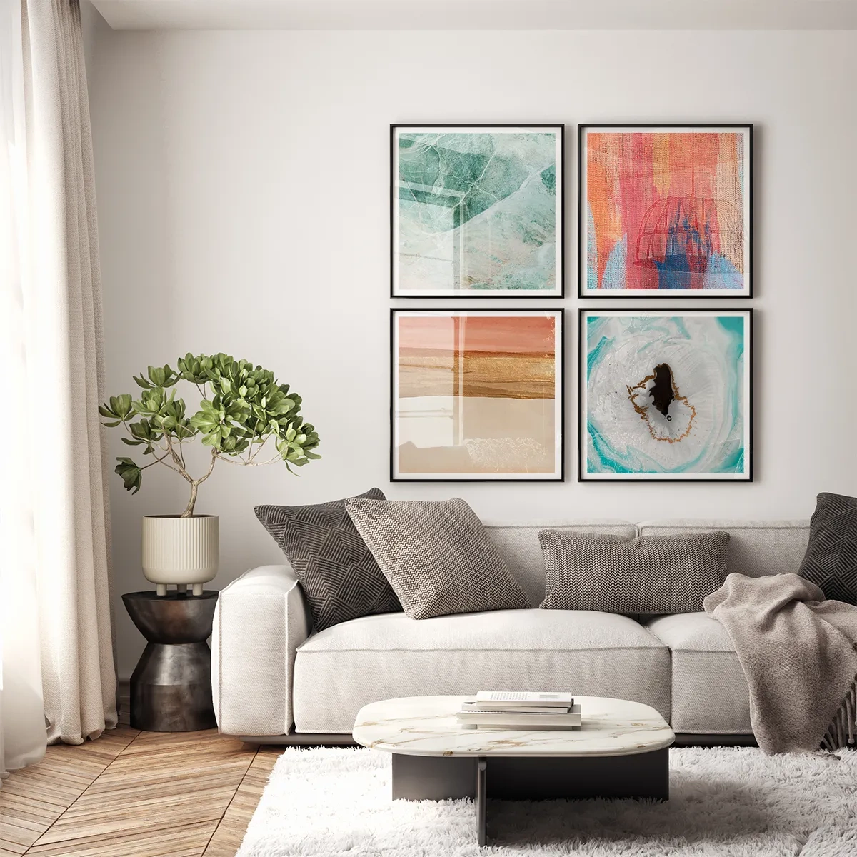 Precious stones - Inspiration für das Wohnzimmer