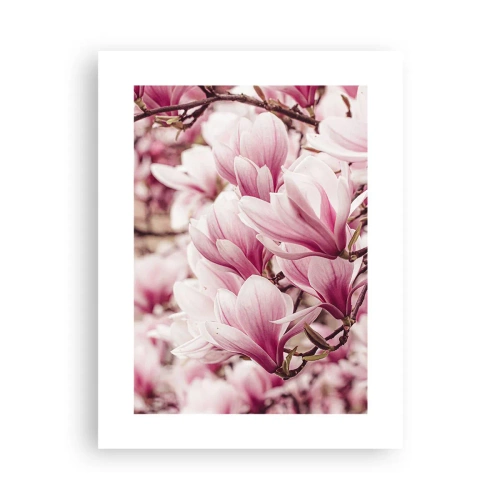 Poster - Frühling ist rosa - 30x40 cm