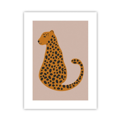 Poster - Leopardenmuster ist ein modisches Muster - 30x40 cm