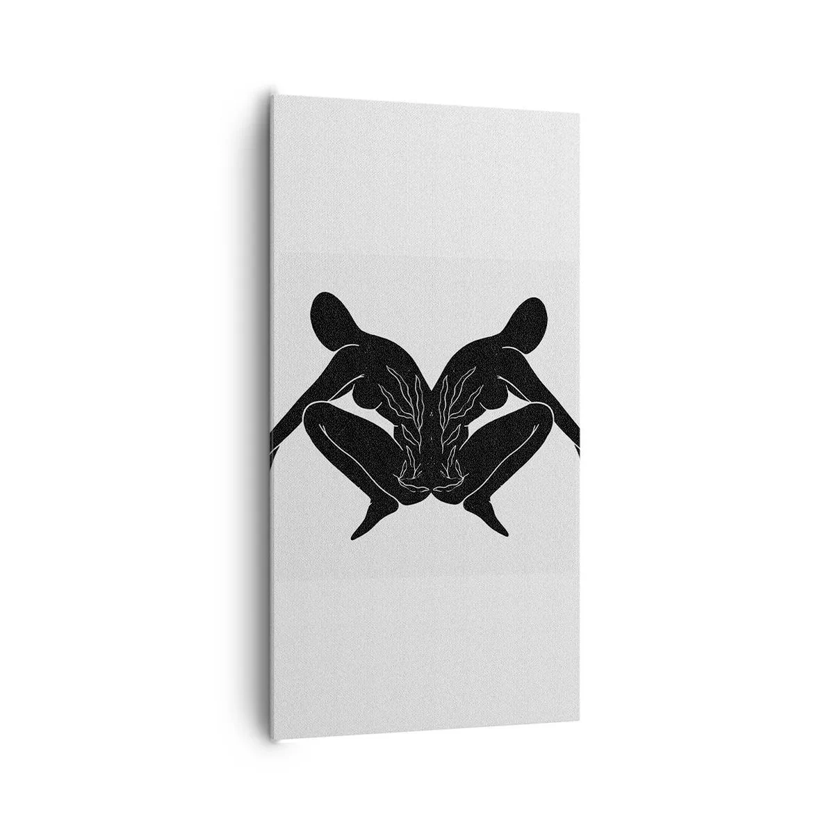 Bild auf Leinwand - Leinwandbild - Gemeinsame Seele - 65x120 cm