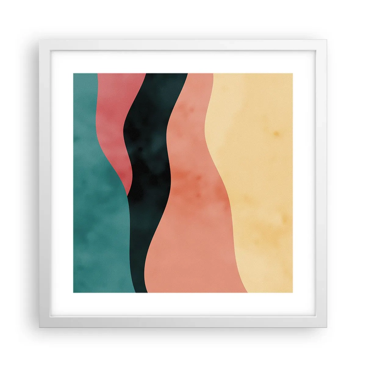 Poster in einem weißen Rahmen - Konforme Nichtkonformität - 40x40 cm