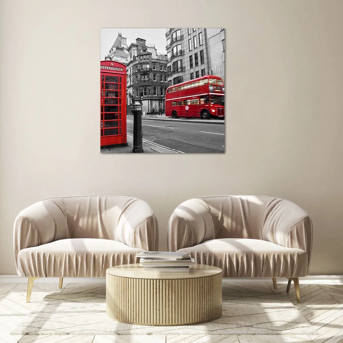 Glasbild - Bild auf glas - Das Rotste in Europa - 70x70 cm