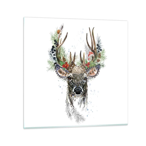 Glasbild - Bild auf glas - Im festlichen Gewand - 40x40 cm