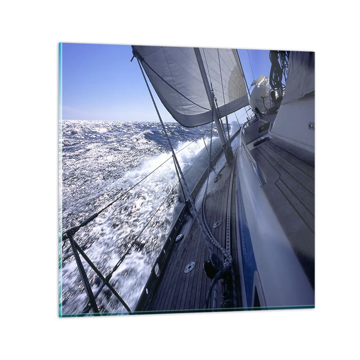 Glasbild - Bild auf glas - Ich weiß was es heißt ein Vogel zu sein - 70x70 cm