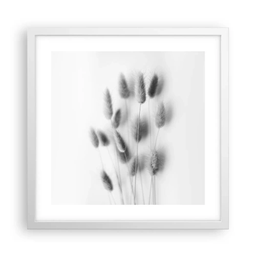 Poster in einem weißen Rahmen - Eure flauschige Grashoheit - 40x40 cm