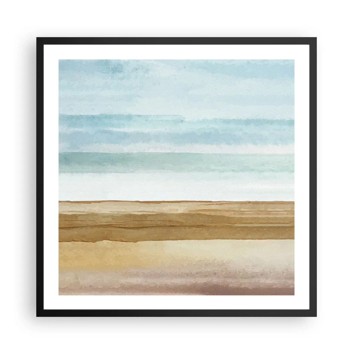 Poster in einem schwarzem Rahmen - Trost - 60x60 cm