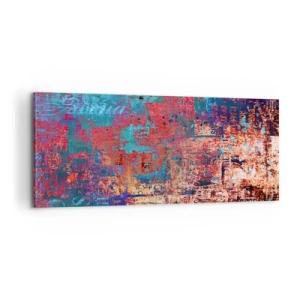 Bild auf Leinwand - Leinwandbild - Erinnerung und Vergessen - 100x40 cm