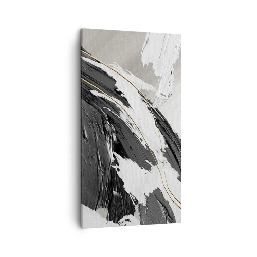 Bild auf Leinwand - Leinwandbild - Abstraktion in großem Stil - 45x80 cm