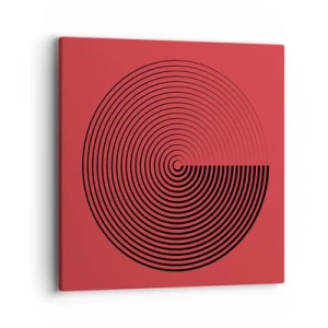 Bild auf Leinwand - Leinwandbild - Kreisbewegung - 40x40 cm