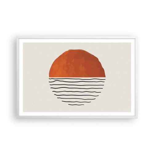 Poster in einem weißen Rahmen - Im japanischen Klima - 91x61 cm