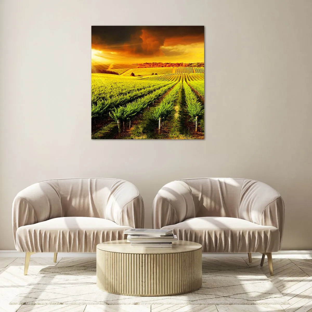 Glasbild - Bild auf glas - Unter der australischen Sonne - 70x70 cm