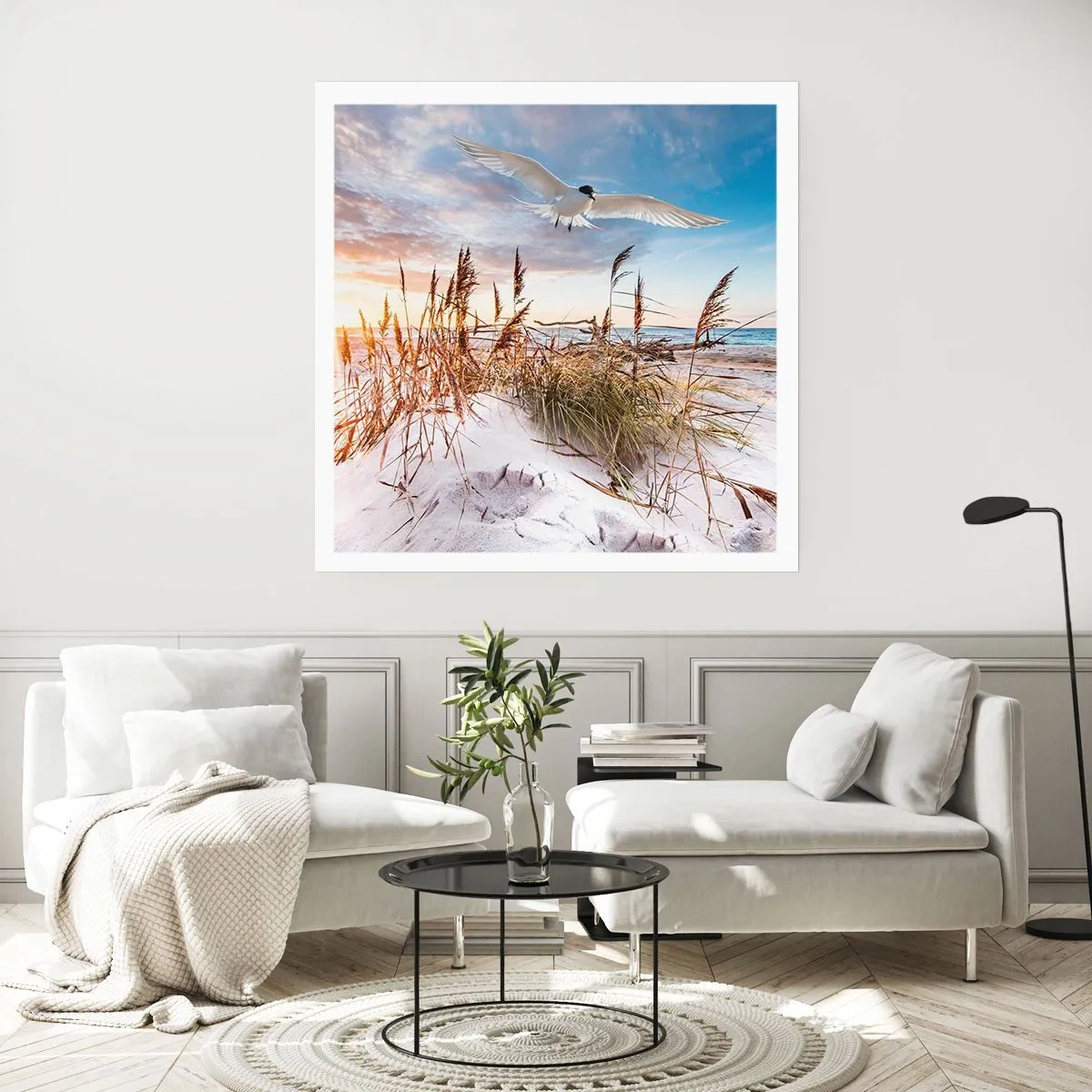 Poster - Wind vom Meer - 30x30 cm