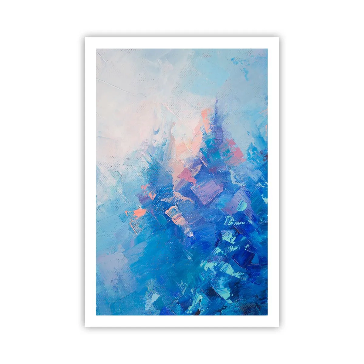 Poster - Winter-Abstraktion - 61x91 cm