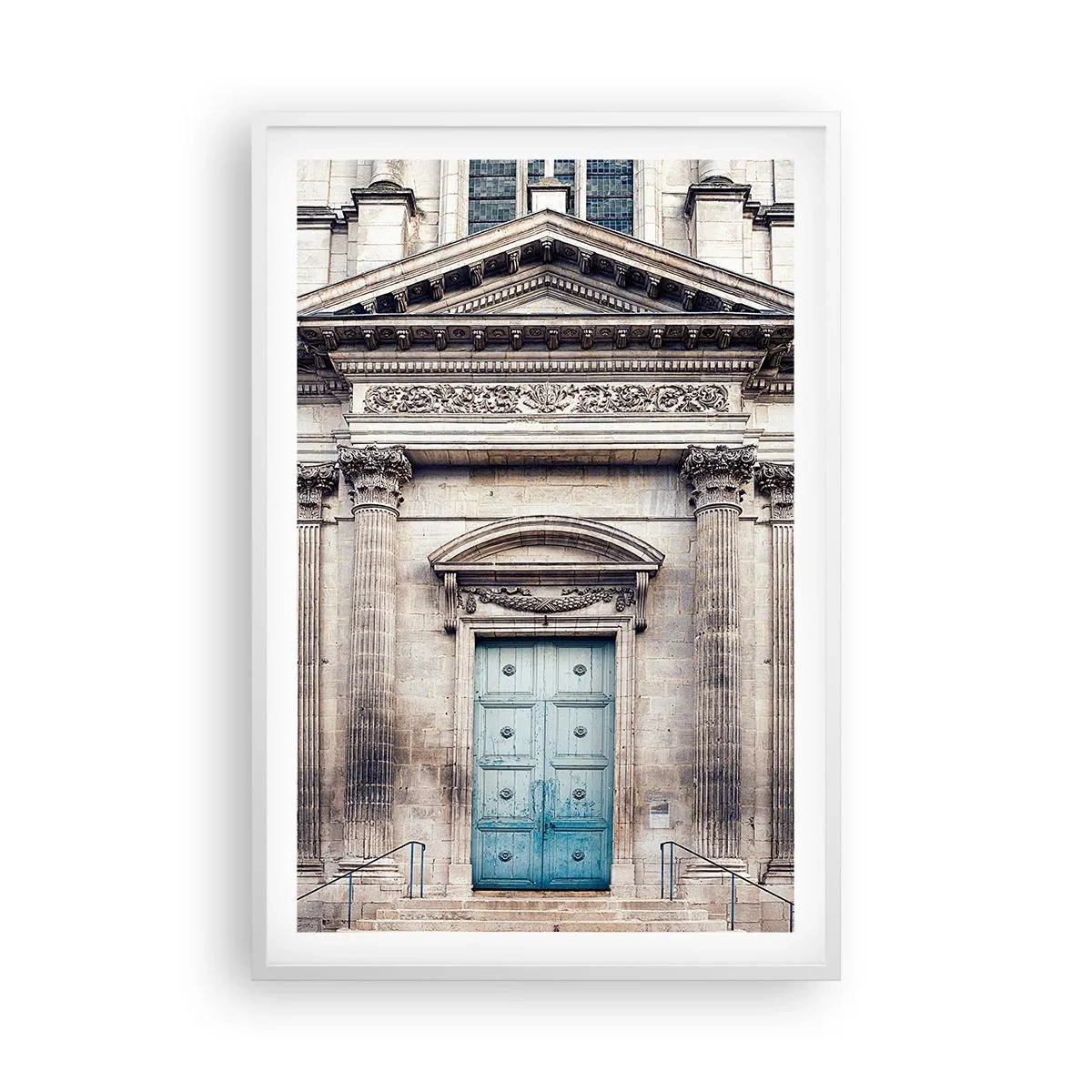 Poster in einem weißen Rahmen - Tor zur Welt des Geistes - 61x91 cm