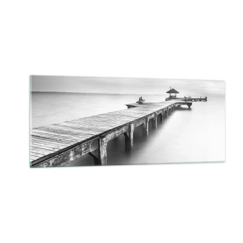 Glasbild - Bild auf glas - In die Ferne - 100x40 cm